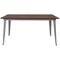 Flash Furniture Rectangle Silver Metal Table, 30.25" x 60", 30.25" W, 60" L, 30.5" H, Wood, Wood Grain CH-61010-29M1-SIL-GG - alternate 6